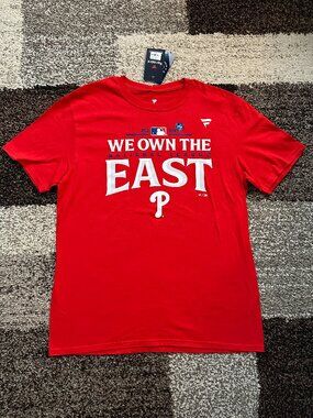FANATICS (L) Phillies We Own The East Division Champions 2024 Red Postseason MLB